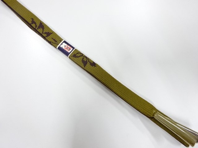 JAPANESE KIMONO / UNUSED KOREI HAND-TIED OBIJIME